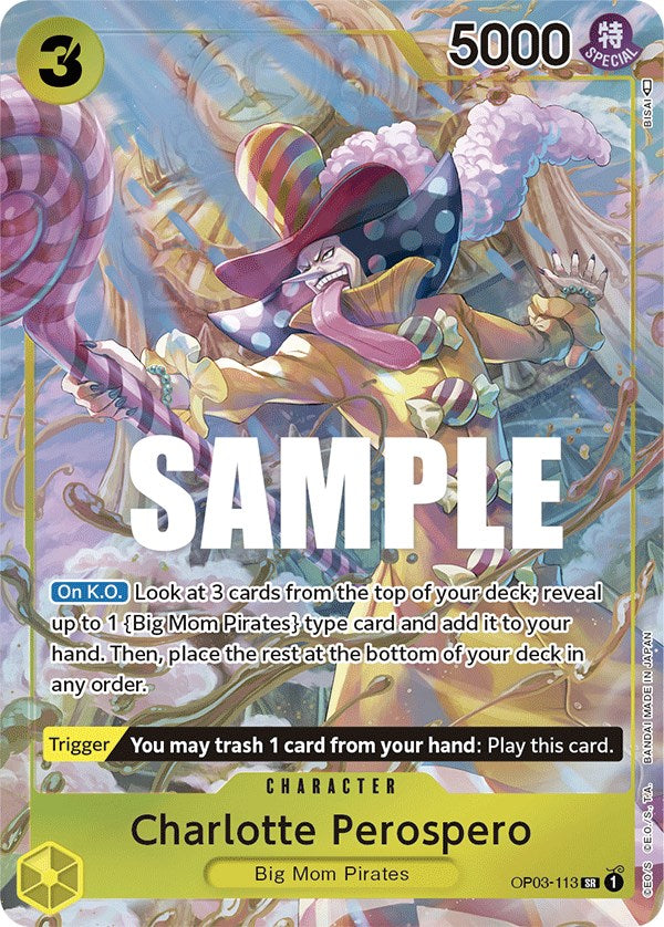 Charlotte Perospero (Alternate Art) (OP03-113) - [Pillars of Strength] Foil