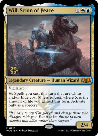 Will, Scion of Peace [Wilds of Eldraine Prerelease Promos]