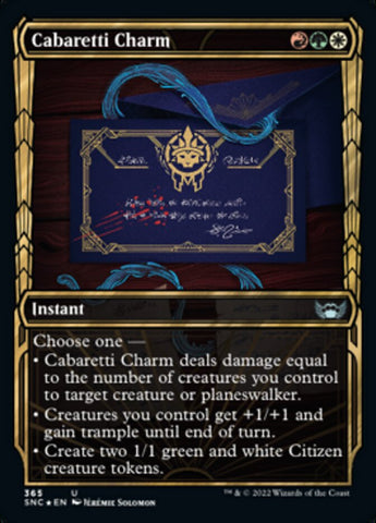 Cabaretti Charm (Showcase Golden Age Gilded Foil) [Streets of New Capenna]