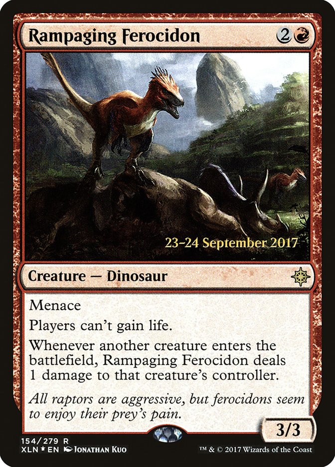 Rampaging Ferocidon [Ixalan Prerelease Promos]