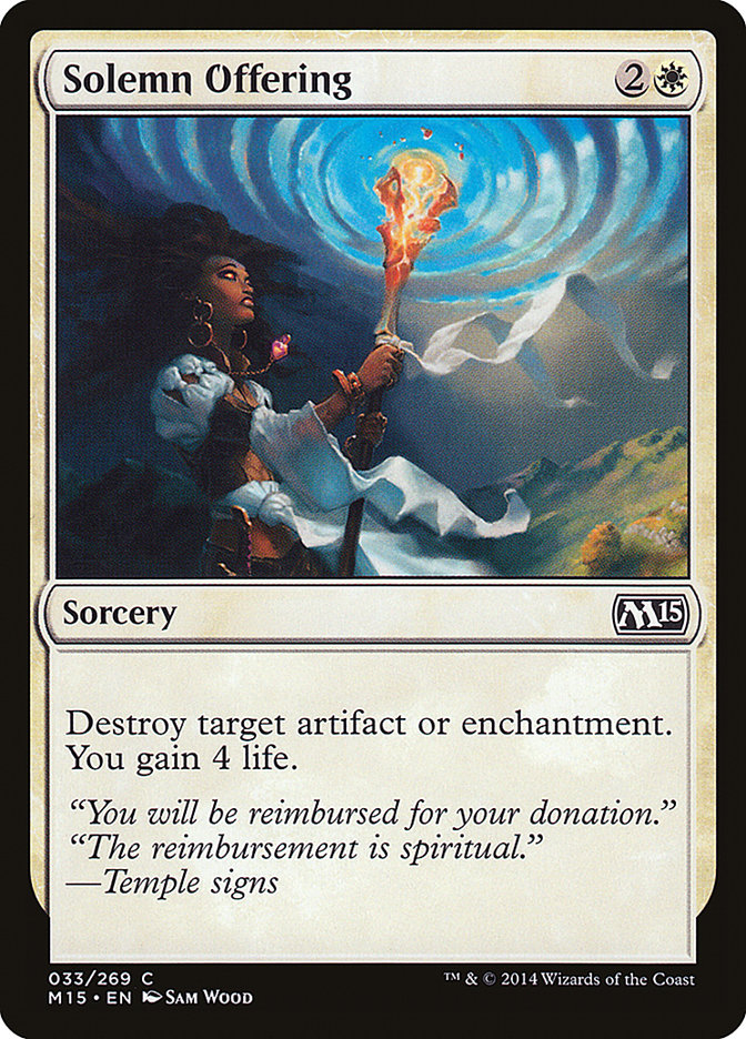 Solemn Offering [Magic 2015]