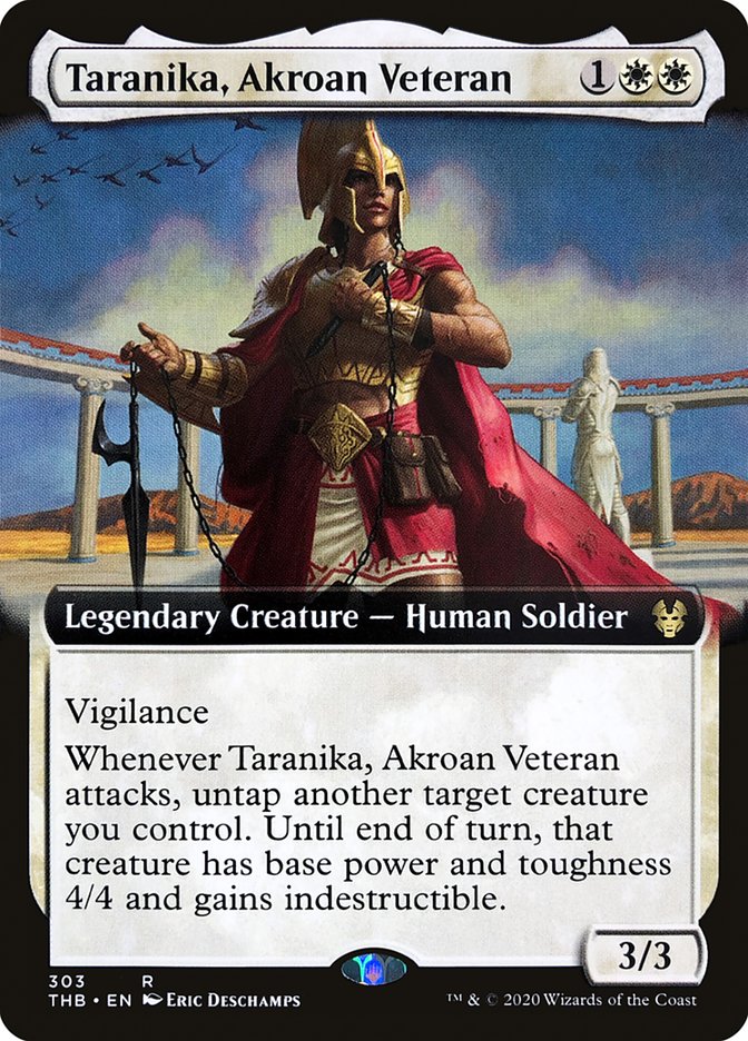 Taranika, Akroan Veteran (Extended Art) [Theros Beyond Death]