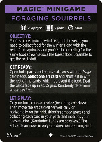 Foraging Squirrels (Magic Minigame) [Modern Horizons 2 Minigame]