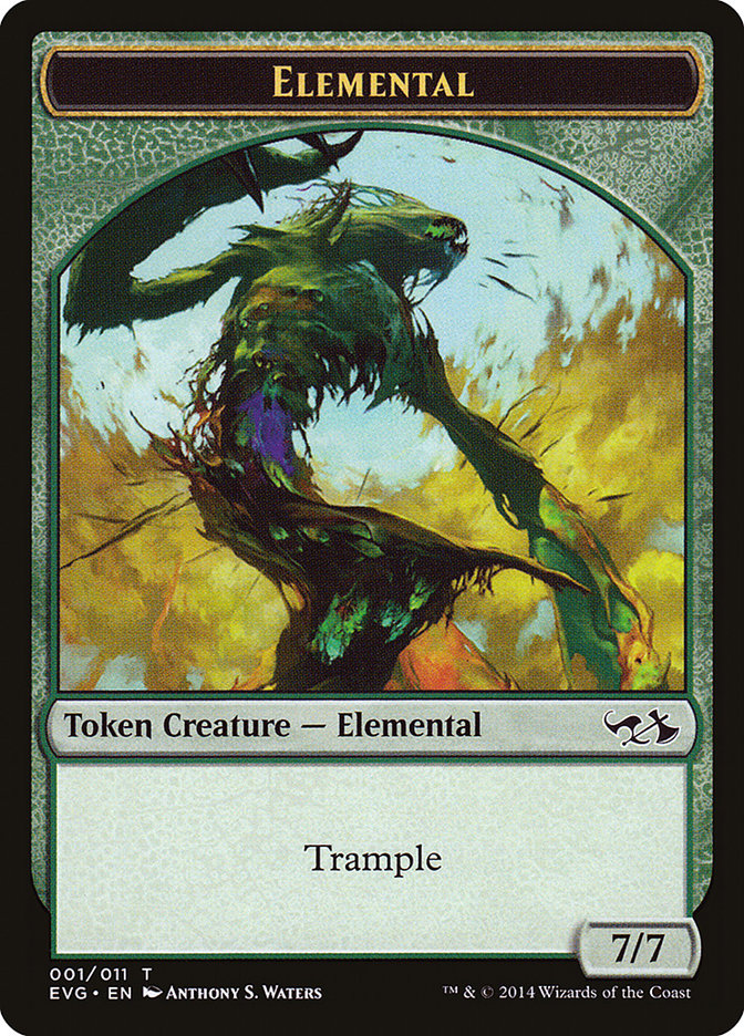 Elemental Token (Elves vs. Goblins) [Duel Decks Anthology Tokens]