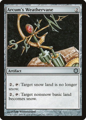 Arcum's Weathervane [Coldsnap Theme Decks]