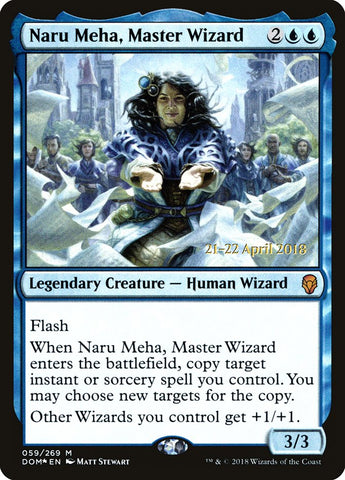 Naru Meha, Master Wizard [Dominaria Prerelease Promos]