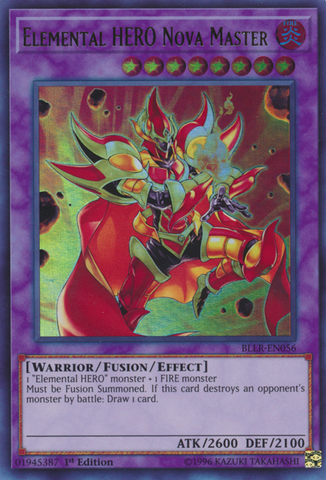 Elemental Hero Nova Master [BLLR-EN056] Ultra Rare