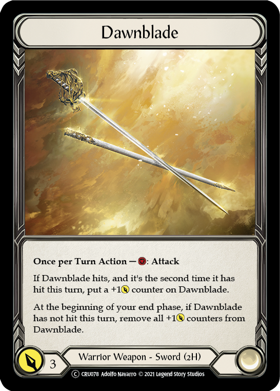 Dawnblade [U-CRU078] (Crucible of War Unlimited)  Unlimited Rainbow Foil