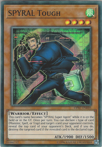 SPYRAL Tough [OP07-EN005] Super Rare