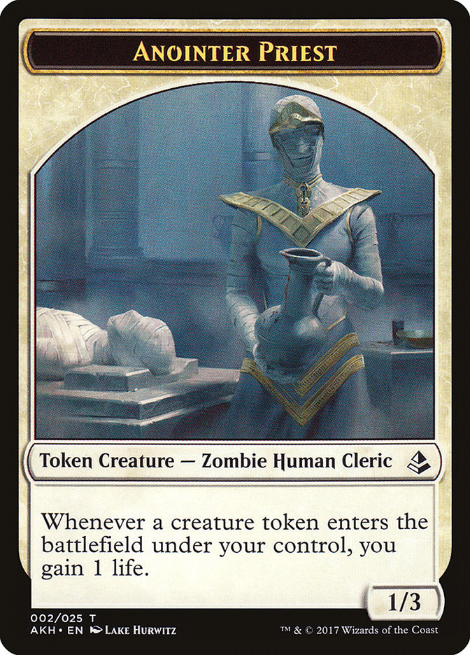 Anointer Priest Token [Amonkhet Tokens]