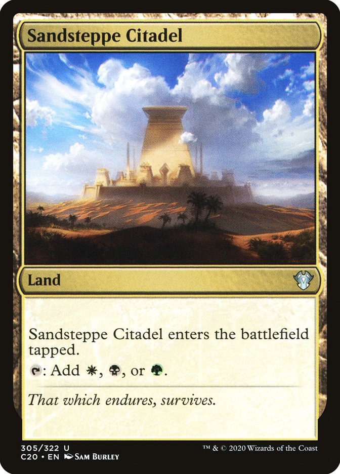 Sandsteppe Citadel [Commander 2020]