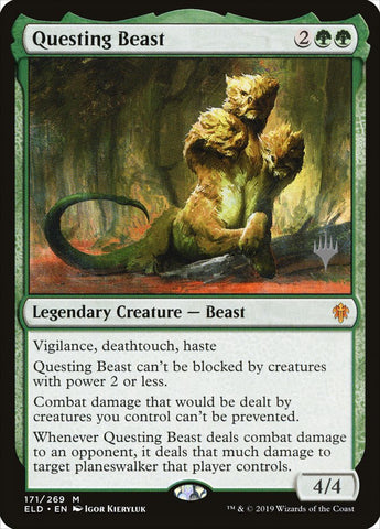 Questing Beast (Promo Pack) [Throne of Eldraine Promos]