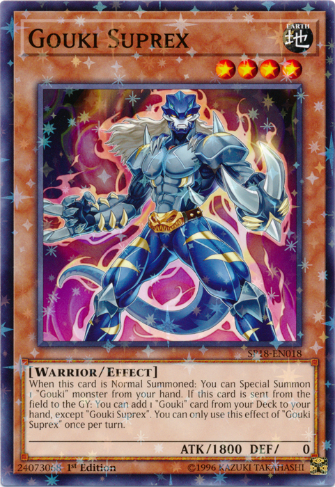 Gouki Suprex [SP18-EN018] Starfoil Rare