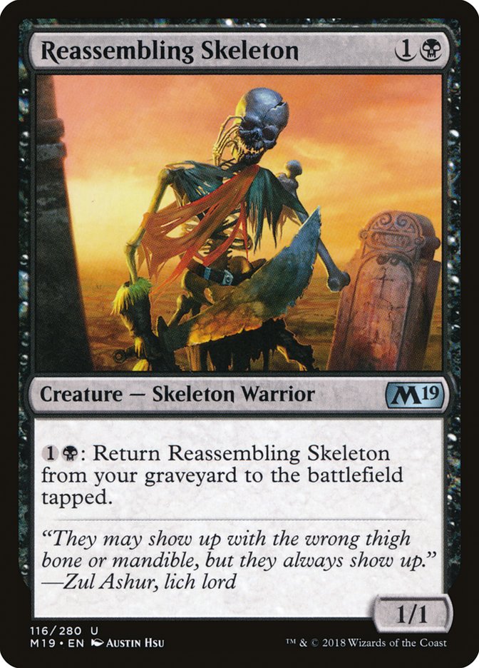 Reassembling Skeleton [Core Set 2019]