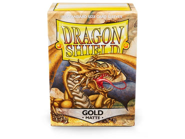 Dragon Shield - Box 100 - Gold MATTE