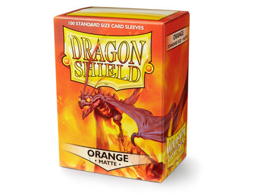 Dragon Shield - Box 100 - Orange MATTE