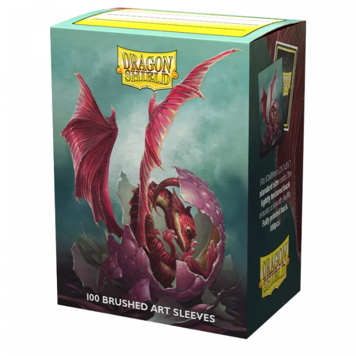 Sleeves - Dragon Shield - Box 100 - Brushed Art - Baby Dragon Wyngs