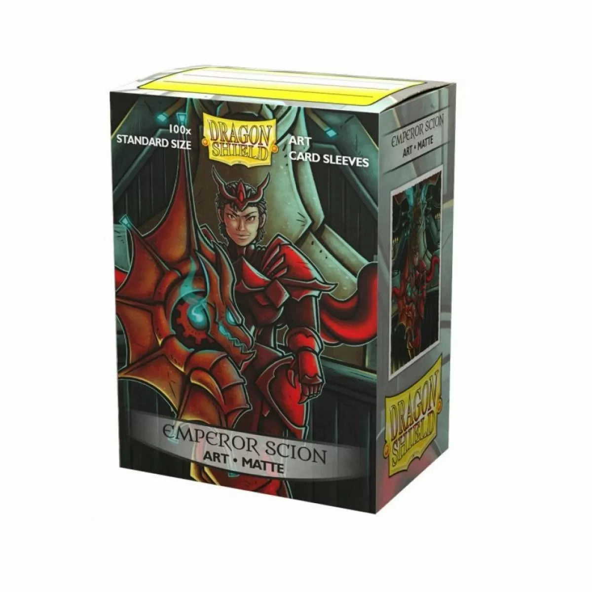 Sleeves - Dragon Shield - Box 100 - MATTE Art - Brushed Art Emperor Scion