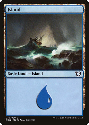 Island (72) [Duel Decks: Blessed vs. Cursed]