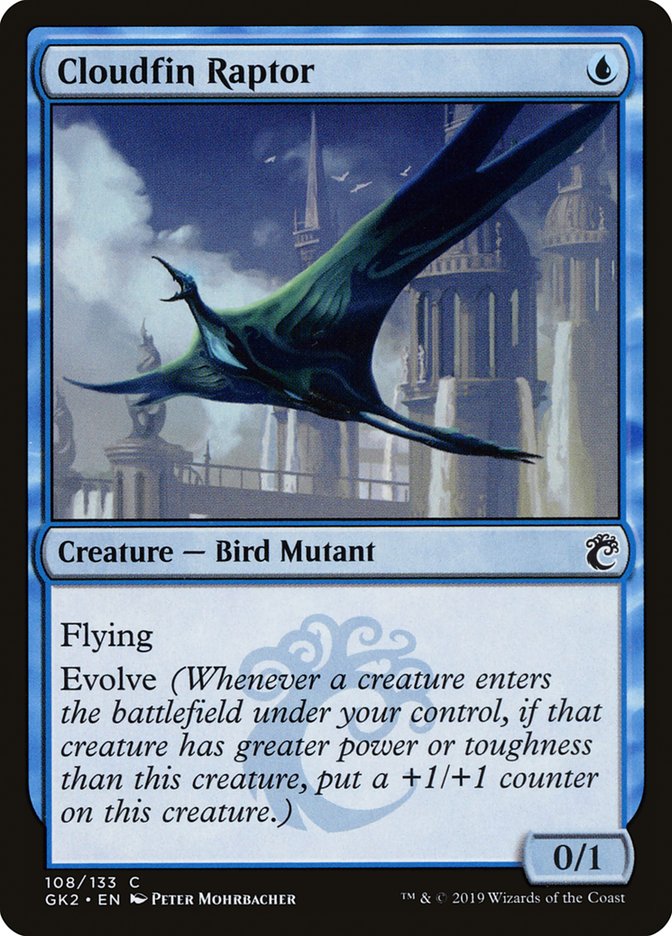 Cloudfin Raptor [Ravnica Allegiance Guild Kit]