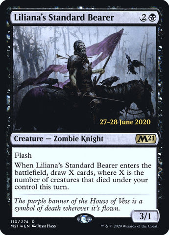 Liliana's Standard Bearer [Core Set 2021 Prerelease Promos]