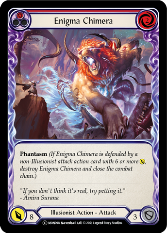 Enigma Chimera (Red) [U-MON098-RF] (Monarch Unlimited)  Unlimited Rainbow Foil