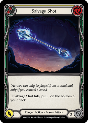 Salvage Shot (Yellow) [ARC067-C] (Arcane Rising)  1st Edition Normal