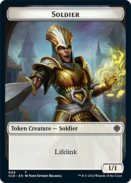 Insect // Soldier Double-Sided Token [Starter Commander Decks]