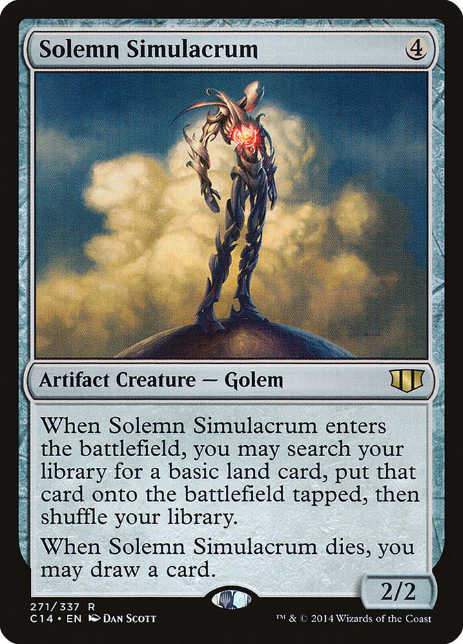 Solemn Simulacrum [Commander 2014]