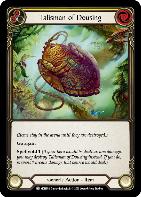 Talisman of Dousing [MON302-RF] (Monarch)  1st Edition Rainbow Foil