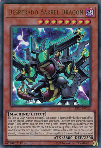 Desperado Barrel Dragon [LED2-EN015] Ultra Rare