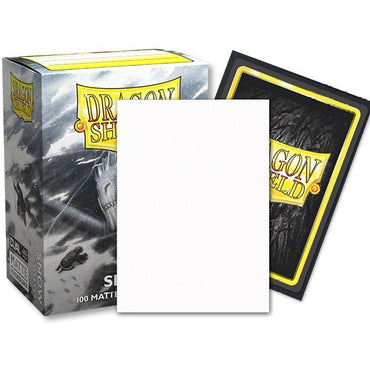 Dragon Shield Sleeves - Box 100 - Standard Size Dual Matte Snow