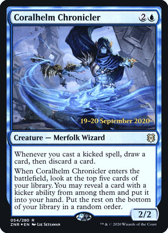 Coralhelm Chronicler [Zendikar Rising Prerelease Promos]