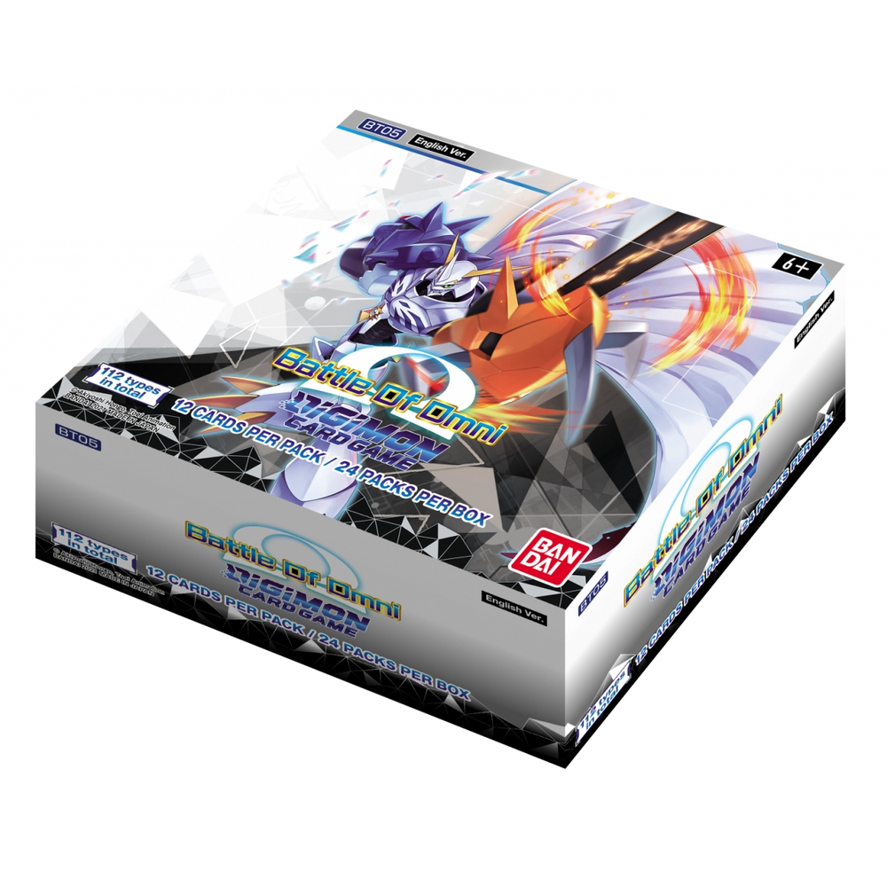 Digimon Card Game Series 05 Battle of Omni BT05 Booster Display