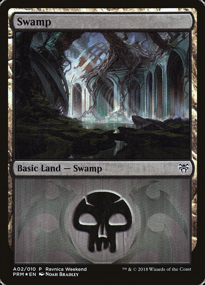 Swamp (A02) [Ravnica Allegiance Ravnica Weekend]