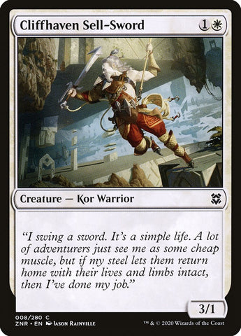 Cliffhaven Sell-Sword [Zendikar Rising]