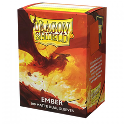 Dragon Shield Sleeves - Box 100 - Standard Size Dual Matte Ember