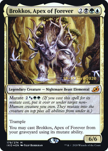 Brokkos, Apex of Forever [Ikoria: Lair of Behemoths Prerelease Promos]