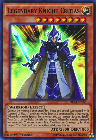 Legendary Knight Critias [DRL3-EN056] Ultra Rare