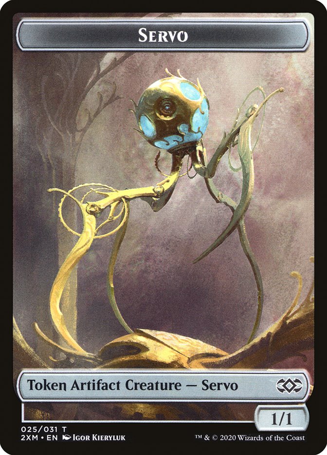 Eldrazi Spawn // Servo Double-Sided Token [Double Masters Tokens]