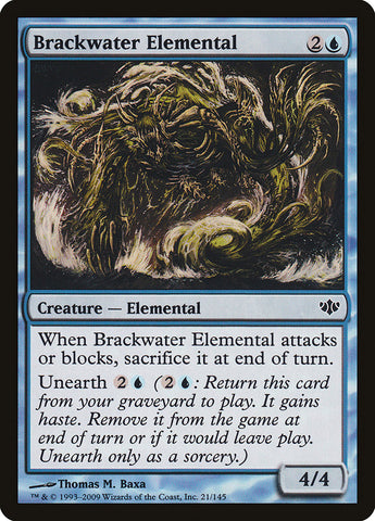 Brackwater Elemental [Conflux]