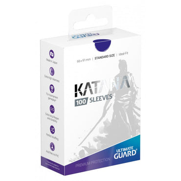 Ultimate Guard Katana Standard Size Sleeves - Blue Bird (100)