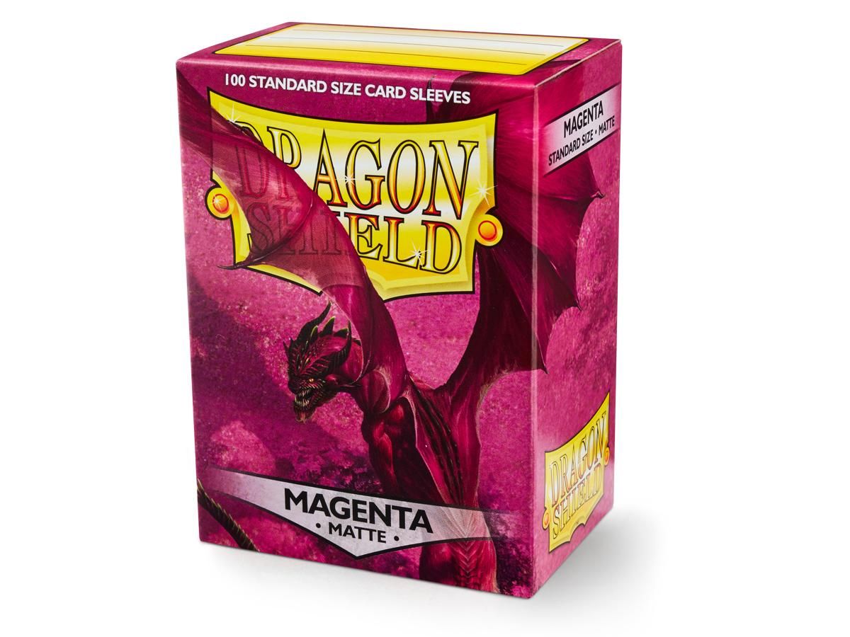 Dragon Shield Sleeves - Box 100 - Magenta MATTE