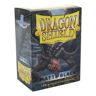 Dragon Shield Sleeves - Box 100 - Black MATTE