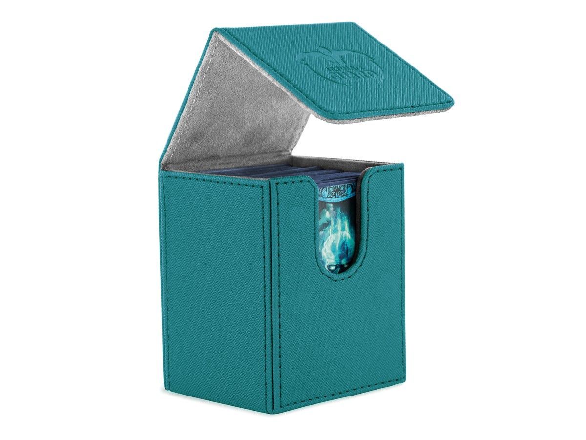 Ultimate Guard Flip Deck Case 100+ Standard Size XenoSkin Petrol Deck Box